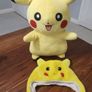 Pokemon Pikachu Large soft plush toy (approx 22 inches) + Ear Hat + 2 Shoulder Bags / Pouches Image 2