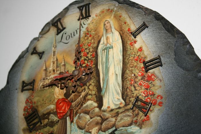 Lourdes Wall Clock