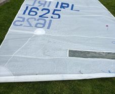 Optimist dinghy sail