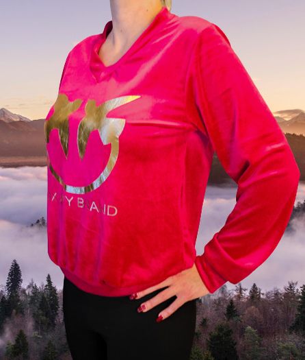 Velor sweatshirt