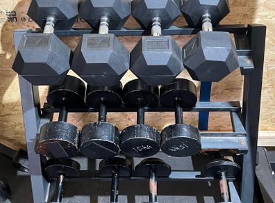 5Kg - 30Kg Dumbells + Rack