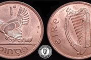 [#13] - Ireland 1968 | Irish 1d | One Penny | KM.11 | UNC