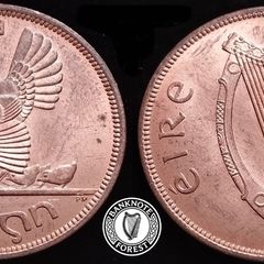 [#13] - Ireland 1968 | Irish 1d | One Penny | KM.11 | UNC