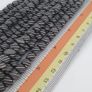 Vintage African Style White Stripe Black 8.2mm - 8.5mm Glass Beads Necklace Strand Image 9