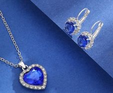 Ocean heart Jewellery Set