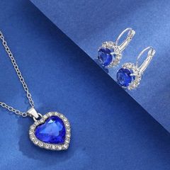 Ocean heart Jewellery Set