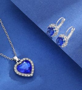 Ocean heart Jewellery Set