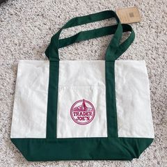 Trader Joes green tote bag