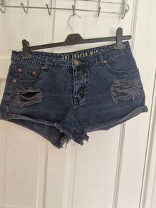 Denim shorts