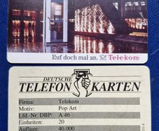 Different Country Vintage Call Cards (2 Euro Each)