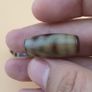 Vintage Lot of 3 Himalayan Tibetan Agate Dzi Beads Amulets Image 9