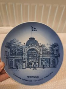 Vintage Tivoli Copenhagen plate