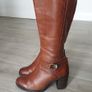 Moda In Pelle Leather Knee High Boots Size Uk 3 ( Eu 35) Image 8