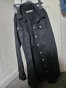 Denim black jacket XS
