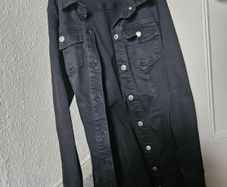Denim black jacket XS