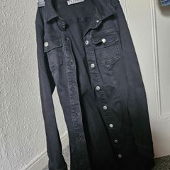 Denim black jacket XS