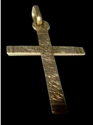 Vintage Hallmarked 9ct Traditional Cross