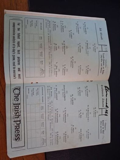 All ireland hurling match programmes for SWAP