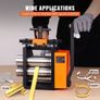 Rolling Mill, 3"/76 mm Jewelry Rolling Mill Machine, 1: 2 Gear Ratio, 3-in-1 Multi-function Rolling Mill, 0.1-7mm Press Thickness for Metal Image 5