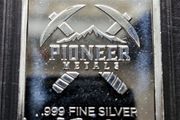 1 oz Silver Bar Pioneer Metals .999
