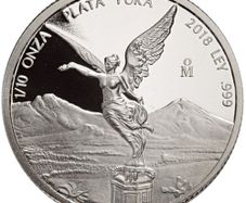 2018 Mexico 1/10 oz Silver Coin Mexican Libertad Proof (In Capsule)