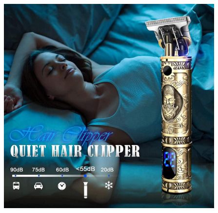 Hair Clippers Beard Trimmer for Men, Professional Cordless Hair Trimmer T-Bladeds Outliner Grooming Baldheaded Shaver with 1500mAh Battery and 180 Mins Working Time