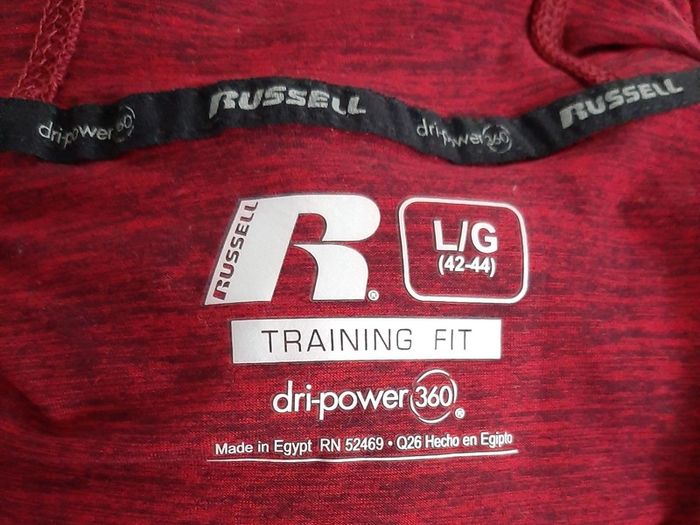 New russell dri power hoodie 42/44 tag attached