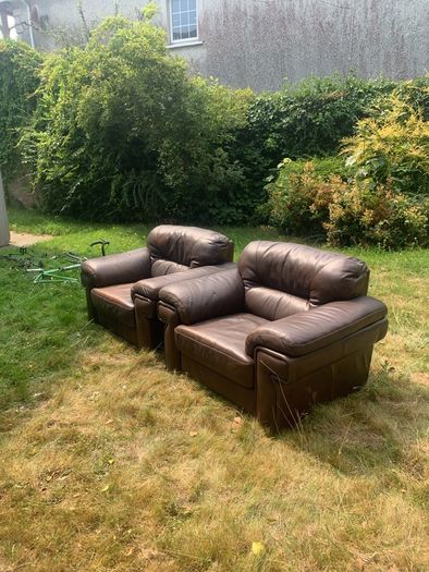 leather arm chairs