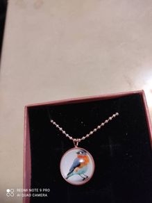 Handmade Robin pendant