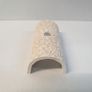 Ecru ceramic tunnel with a hole for plants 10x5x4cm Image 4