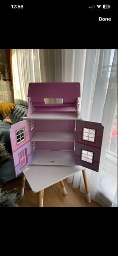 wooden dolls house