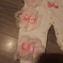 baby girl christening babygro set Image 3