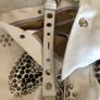 Jimmy Choo White Leather Studded Lola Slouchy Tote Bag Image 5