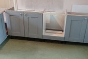 Kitchen units , grey shaker doors . . . .  NEW