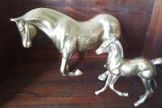 Brass Mare &amp; Foal