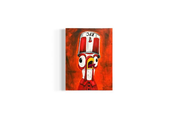 KFC Chicken Original Acrylic Painting
