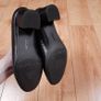 Clarks Black Leather Round Toe Comfort Block Heel Pumps 3UK/36.5EU/22cm Image 6