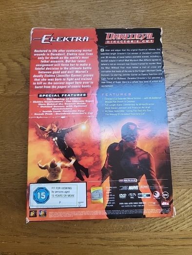 DareDevil Directors cut and Elektra double pack dvd