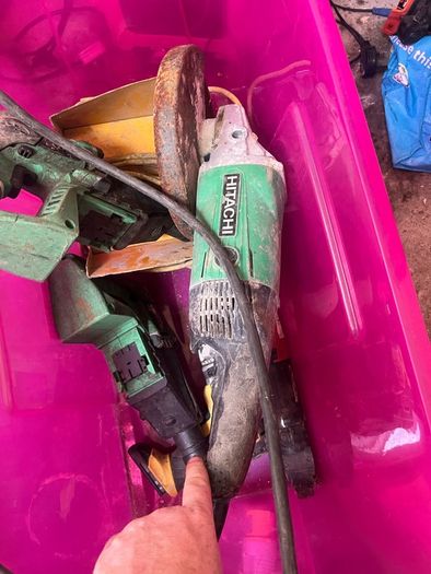 job lot of power tools