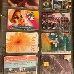 Various 90's call cards from Germany, Netherlands, Israel, Belgium, Malta, Caribbean , Greece, Italy