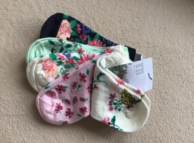 New Girls designers socks, size 12.5-1 (31/33)