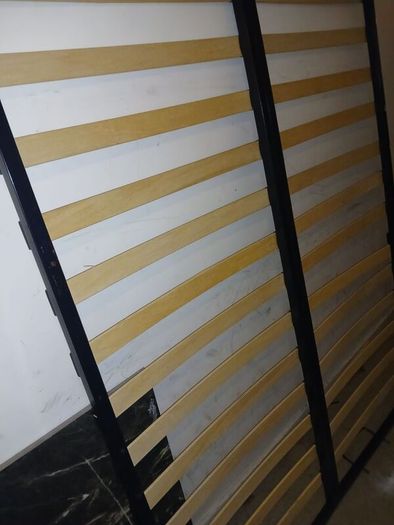 Camping double bed frame