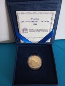 2011 Malta proof 2euro.