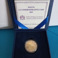 2011 Malta proof 2euro.