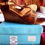 Tan beaded wedges Image 2