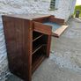 Mahogany Art Deco Book Case Writing Desk Image 10