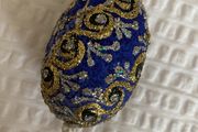 Hand decorated Wooden Ovoid