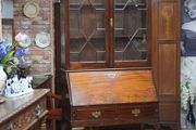 Antique Mahogany Bureau Bookcase