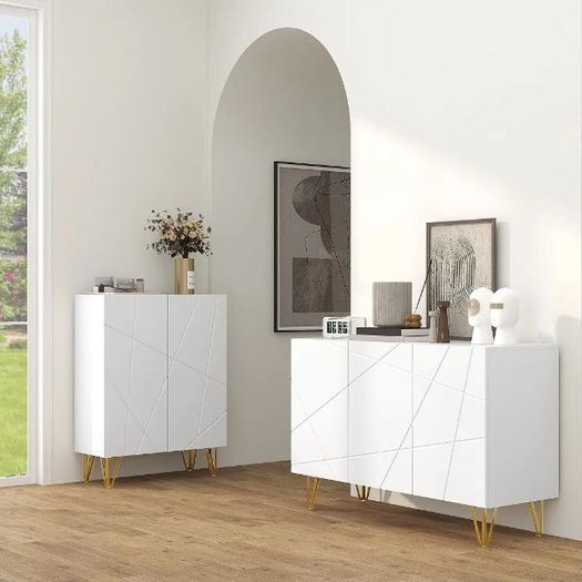 High-Gloss Sideboard