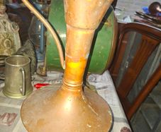 2 Large Vintage Copper Pitcher's, PRICE IS FOR 1 ONLY, Postage available or Collection